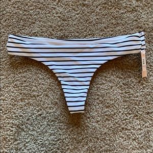 NWT VS striped swimsuit bottom